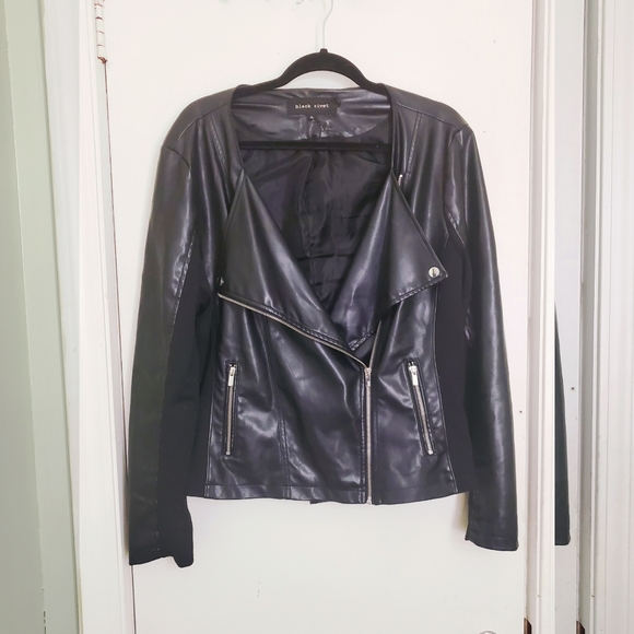 Black Rivet Jackets & Blazers - Black Rivet Faux Leather Jacket
